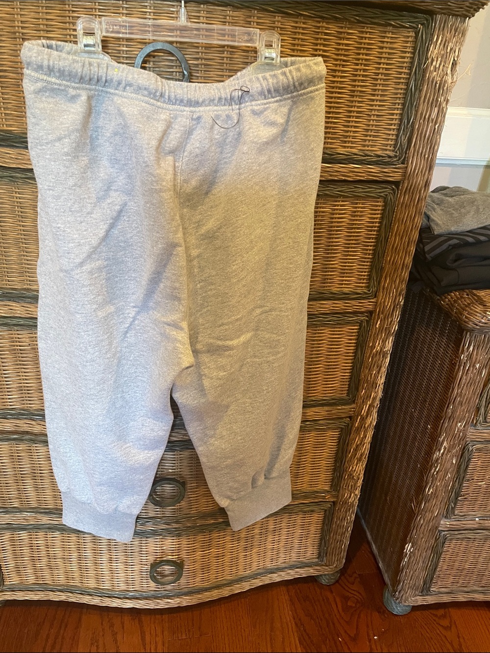 Free People Heather Gray Jogger Sweatpants with Drawstring - Picture 2 of 4